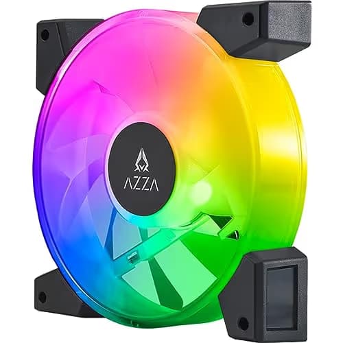 Azza Hurricane III Digital 120mm White Addressable RGB PWM 49.1 CFM main image