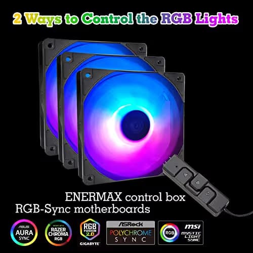 Enermax HF120 120mm White ARGB PWM 3-Pack image