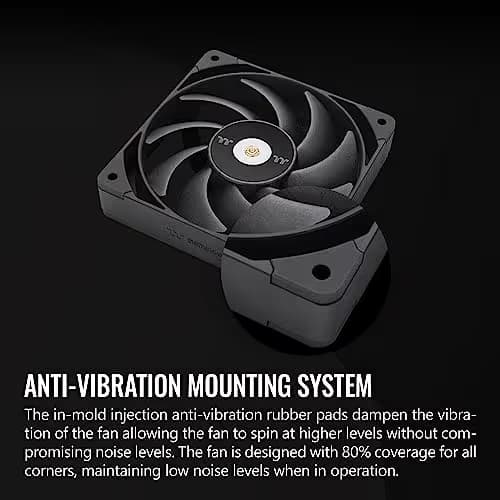 Thermaltake TOUGHFAN 12 Pro 120mm Black PWM 2-Pack image