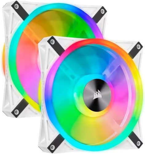 Corsair iCUE QL140 140mm White / Black RGB PWM 2-Pack main image