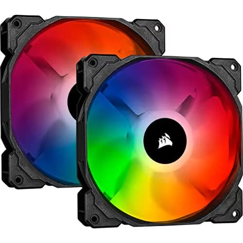 Corsair iCUE SP140 140mm Black RGB 2-Pack image