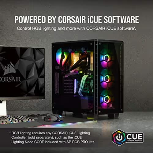 Corsair iCUE SP140 140mm Black RGB 2-Pack image