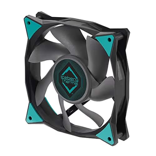 Iceberg Thermal IceGALE 120mm Black / Teal PWM ARGB image