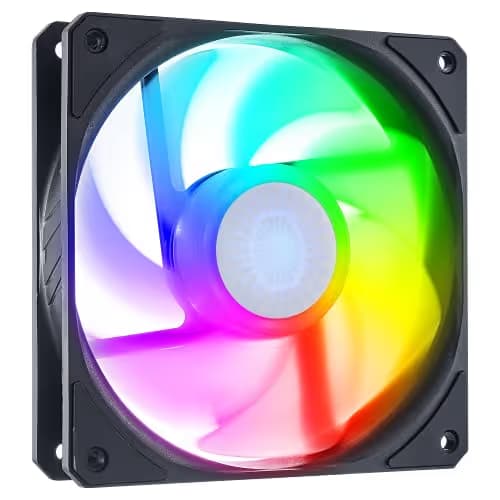 Cooler Master SickleFlow 120mm Black / White ARGB PWM 62 CFM 1-Pack image
