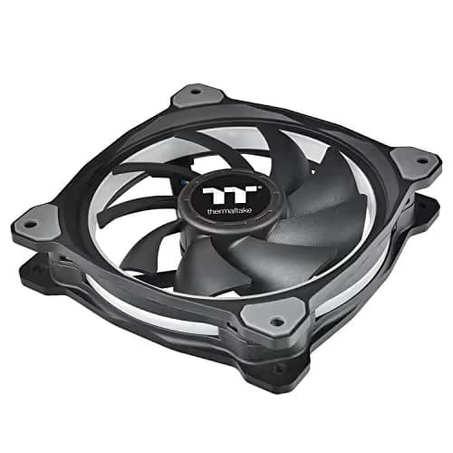 Thermaltake Riing Plus TT 120mm Black PWM Addressable RGB 3-Pack image