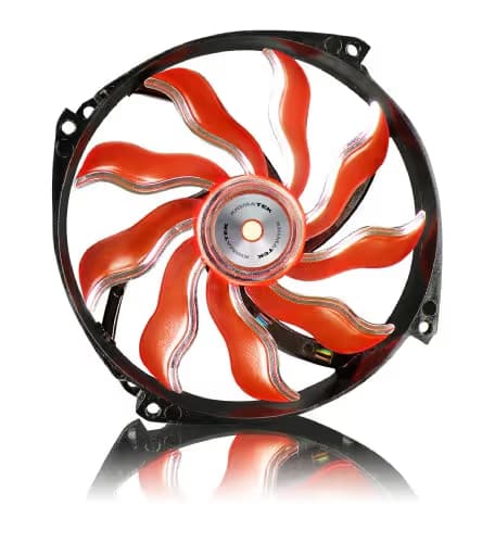 Xigmatek XAF 140mm Orange 90.3 CFM White LED image