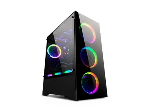 BGears b-Voguish ATX Mid Tower Black with Tempered Glass Side Panel main image