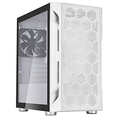Silverstone FARA H1M MicroATX Mini Tower White Tempered Glass Side Panel main image
