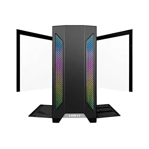 Lian Li LANCOOL II-X ATX Mid Tower Black with Tempered Glass Side Panel and Front Panel USB 3.2 Gen 2 Type-C, USB 3.2 Gen 1 Type-A image