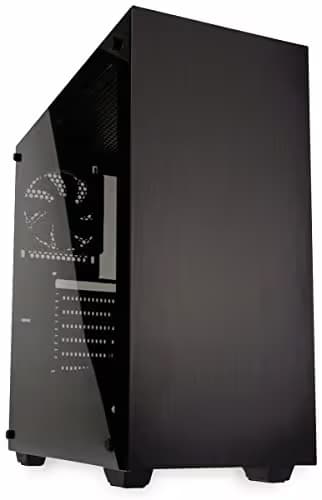 KOLINK STRONGHOLD ATX Mid Tower Black with Tinted Tempered Glass Side Panel and USB 3.2 Gen 1 Type-A and USB 2.0 Type-A Front Panel main image