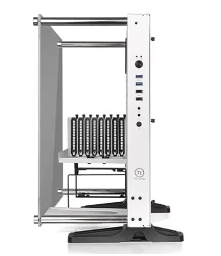Thermaltake Core P3 TG Snow Edition ATX Mid Tower White Tempered Glass image