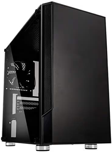 KOLINK Citadel Micro ATX Mini Tower Black with Tempered Glass Side Panel and USB 3.2 Gen 1 Type-A, USB 2.0 Type-A main image