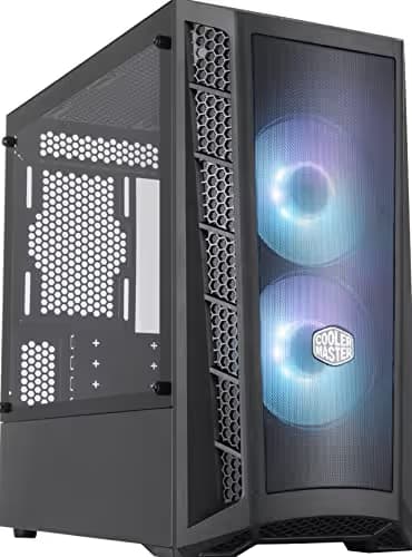 Cooler Master MasterBox MB311L ARGB Micro ATX Mid Tower Black with ARGB, Tempered Glass Side Panel, and USB 3.2 Gen 1 Type-A main image