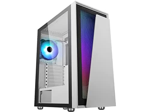 DIYPC Jax11 ATX Mid Tower White Acrylic Side Panel image