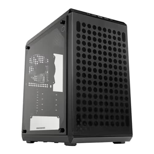 Cooler Master Q300L V2 MicroATX Mini Tower Black Tempered Glass Side Panel main image