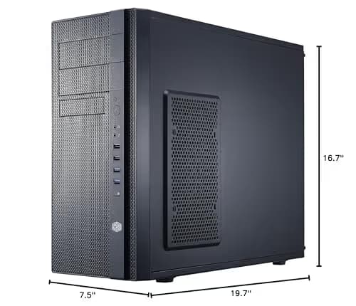 Cooler Master N400 ATX Mid Tower Black image