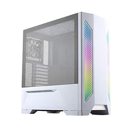 Lian Li LANCOOL II-W ATX Mid Tower White / Black Tempered Glass Side Panel main image