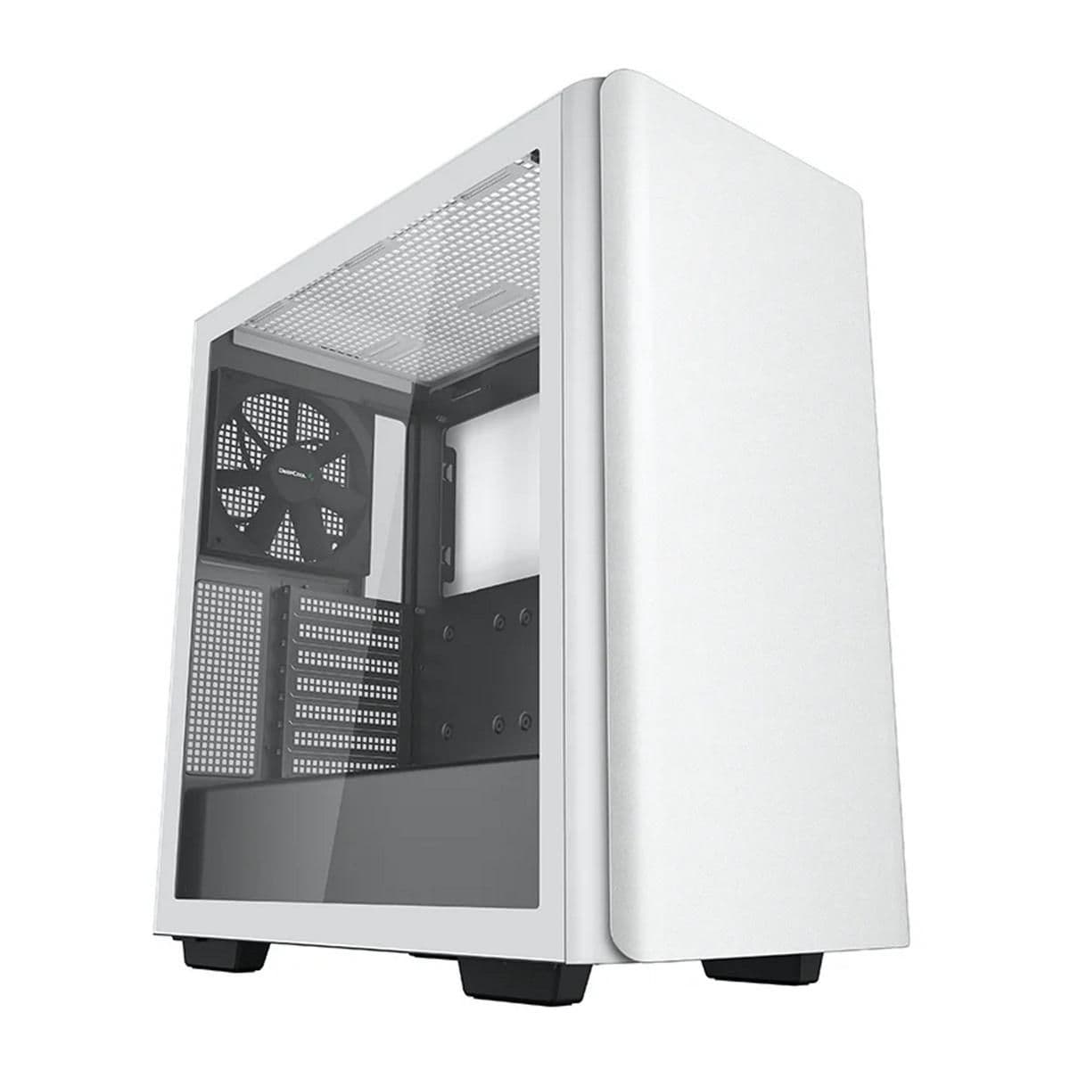 Deepcool CK500 ATX Mid Tower White / Black Tempered Glass Side Panel, USB 3.2 Gen 2 Type-C, USB 3.2 Gen 1 Type-A image