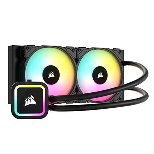 Corsair iCUE H100x Water 240mm RGB ELITE 47.73 CFM Black image