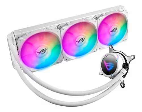 Asus ROG STRIX LC 360 RGB White Edition Water 360mm RGB 80.95 CFM White main image