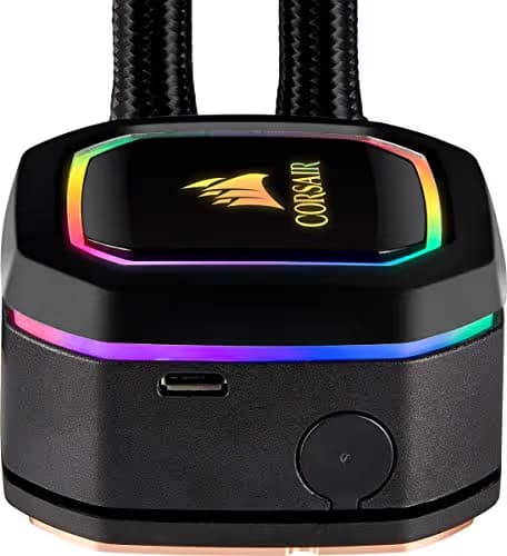 Corsair iCUE H100i RGB PRO XT 75 CFM Water 240mm RGB 75 CFM Black image
