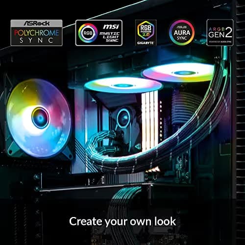ARCTIC Liquid Freezer II Water 240mm RGB 48.8 CFM Black / Gray image