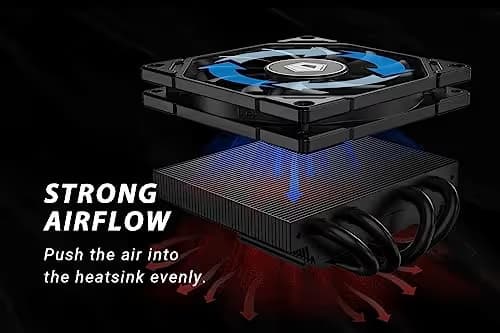 ID-COOLING IS-40X Air 45mm Black / White image