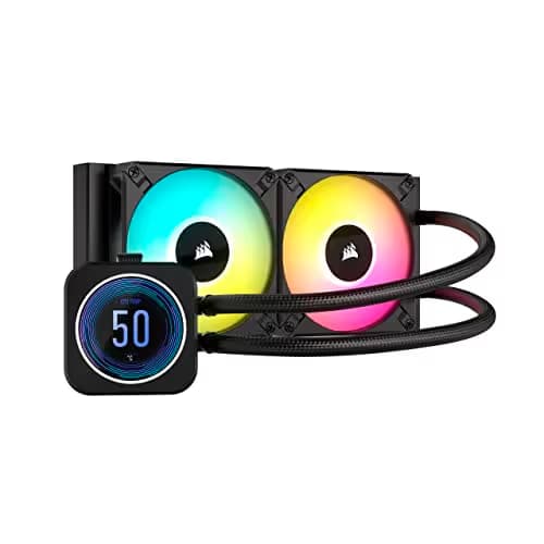 Corsair iCUE H100i ELITE LCD XT Water 240mm Black main image