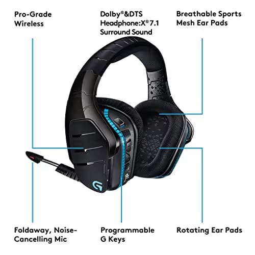 Logitech G933 Artemis Spectrum Snow 7.1 Channel Closed-Back Gaming Headset image