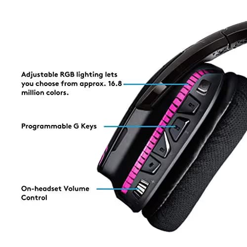 Logitech G933 Artemis Spectrum Snow 7.1 Channel Closed-Back Gaming Headset image