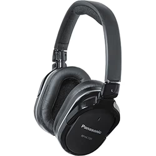 Panasonic RP-HC720 Closed-Back Wired Headphones Black image