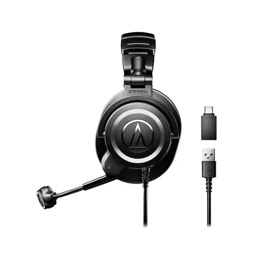 Audio-Technica ATH-M50xSTS StreamSet Closed Wired Headphones image