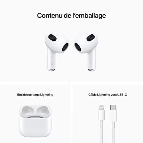 Apple AirPods 3rd Gen Lightning In-Ear Headphones with Microphone image