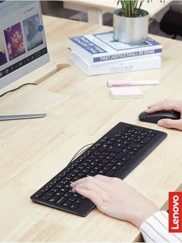 Lenovo 300 Wired Slim Keyboard image