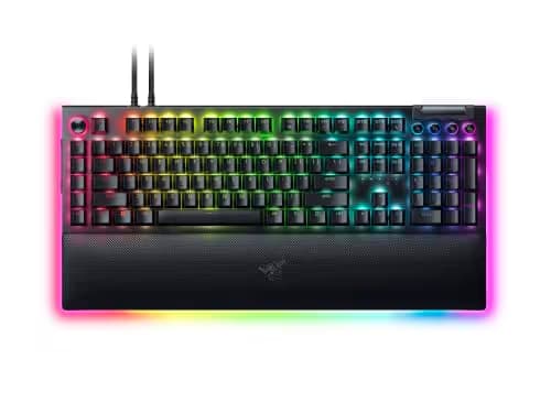 Razer BlackWidow V4 Pro Razer Green RGB Wired Gaming Keyboard image