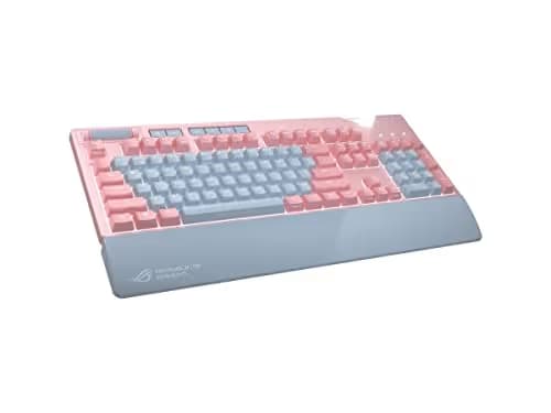 Asus ROG Strix Flare PNK LTD RGB Wired Cherry MX Red Mechanical Gaming Keyboard image