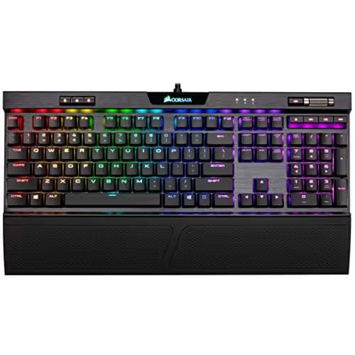 Corsair RGB MK.2 Cherry MX Low Profile Red Wired Gaming Keyboard main image