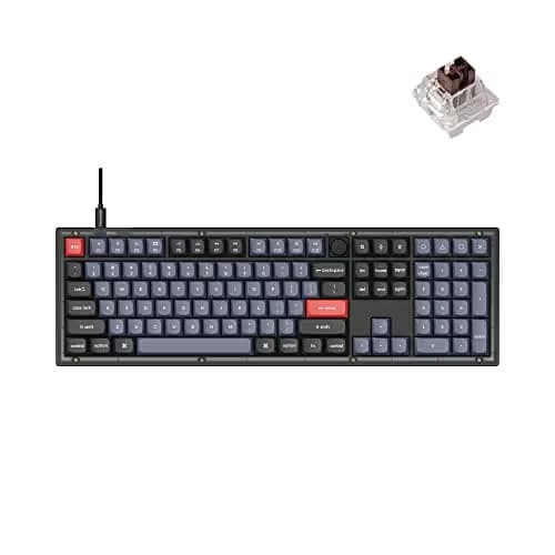 Keychron V6 QMK Knob Wired Standard Mechanical Keyboard main image
