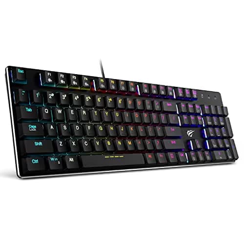 HAVIT HV-KB395L RGB Wired Mechanical Kailh Blue Gaming Keyboard image