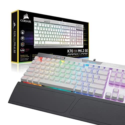 Corsair K70 RGB MK.2 SE Cherry MX Speed Silver Mechanical Gaming Keyboard image