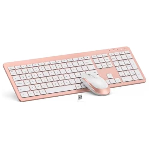 Rosewill RKM-1000 Wireless Slim Keyboard with Optical Mouse main image