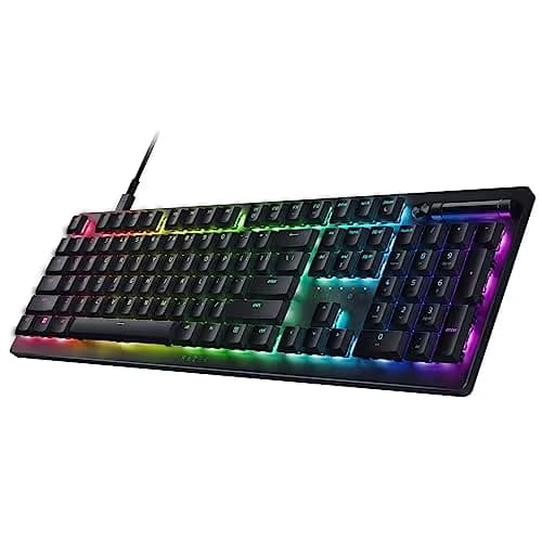 Razer DeathStalker V2 RGB Wired Red Low-Profile Optical Linear Gaming Keyboard image