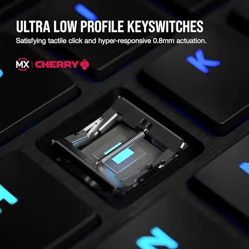 Corsair K100 AIR Wireless RGB Bluetooth/Wireless/Wired Gaming Keyboard image