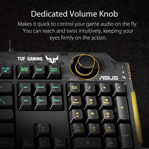 Asus TUF Gaming K1 RGB Wired Gaming Keyboard image