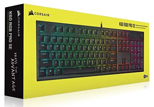 Corsair K60 RGB Pro SE Wired Cherry Viola Gaming Keyboard main image