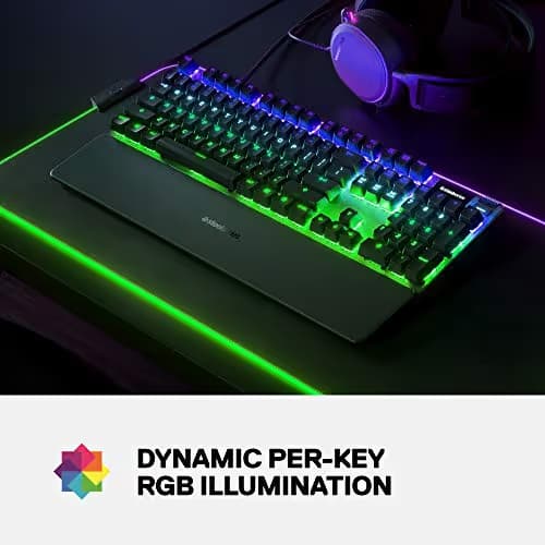 SteelSeries Apex 7 RGB SteelSeries QX2 Brown Wired Gaming Keyboard image