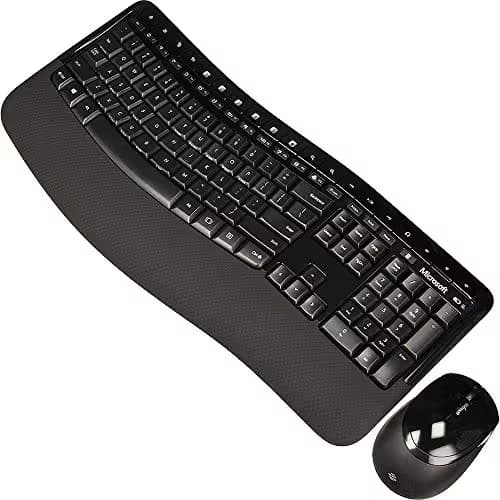 Microsoft Comfort Desktop 5050 Wireless Ergonomic Keyboard with Laser Mouse image
