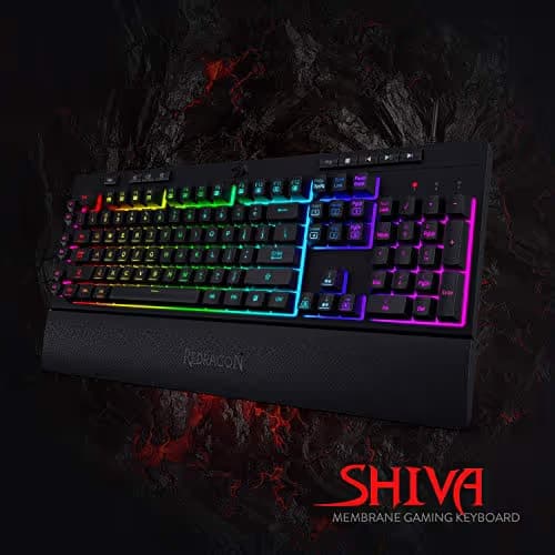 Redragon K512 SHIVA RGB Wired Gaming Keyboard image