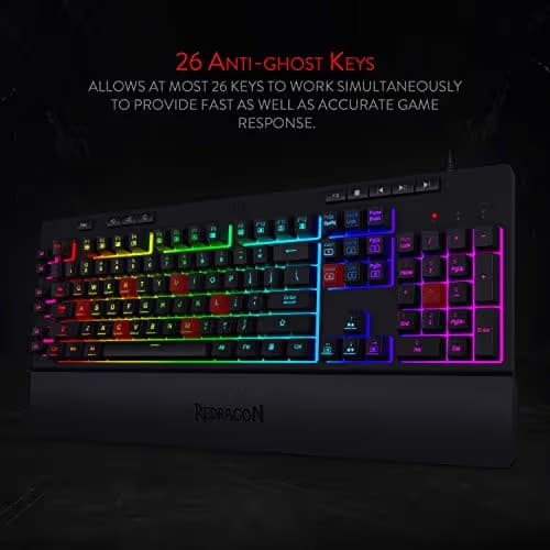 Redragon K512 SHIVA RGB Wired Gaming Keyboard image