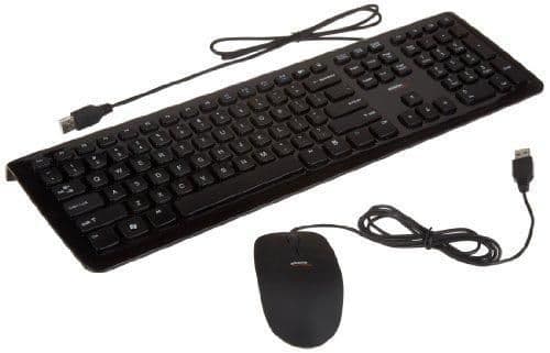 AmazonBasics KU-0833 +MSU0939 Wired Standard Keyboard With Optical Mouse main image